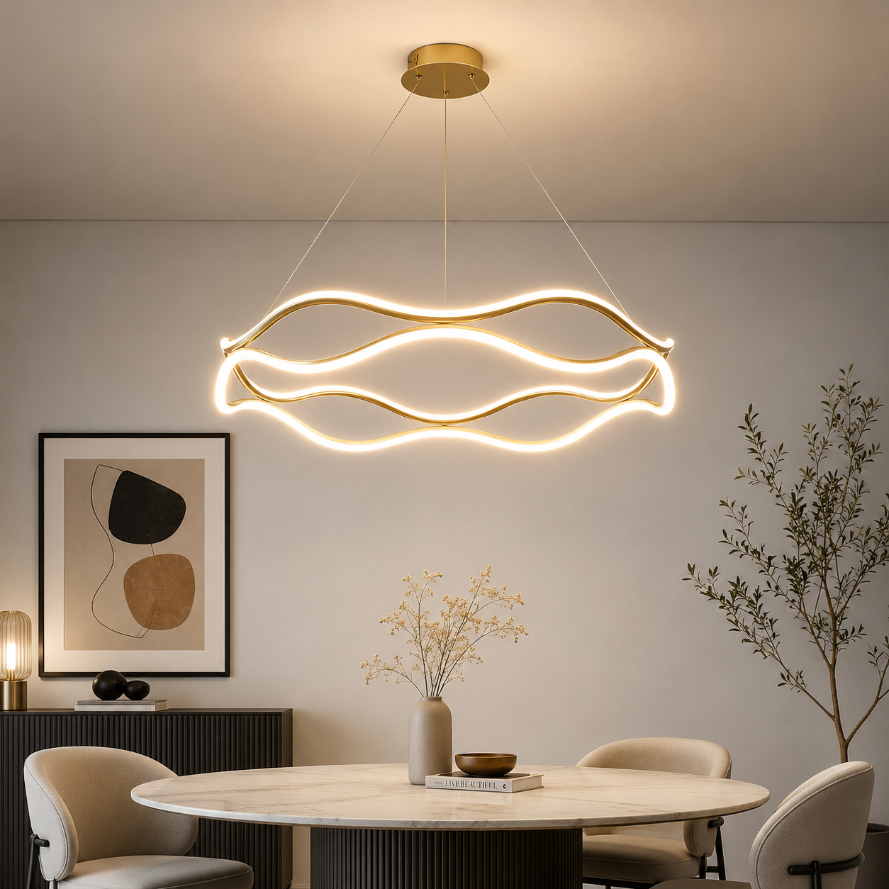 ORBIT Round LED Ring Pendant Light