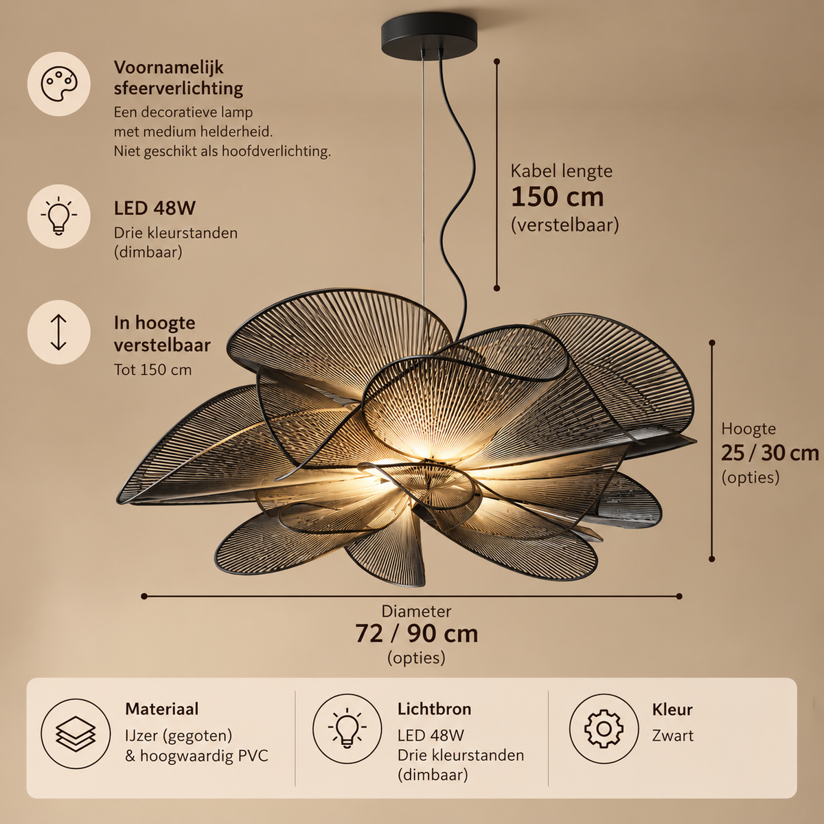 BLOOM - Petal LED Pendant Light