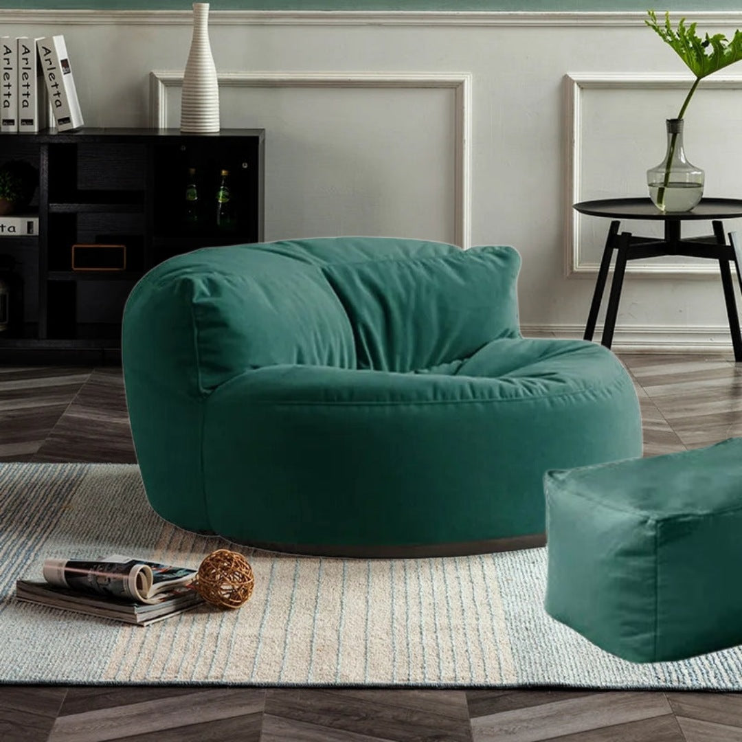 Beanbag Round Thick Velvet cover