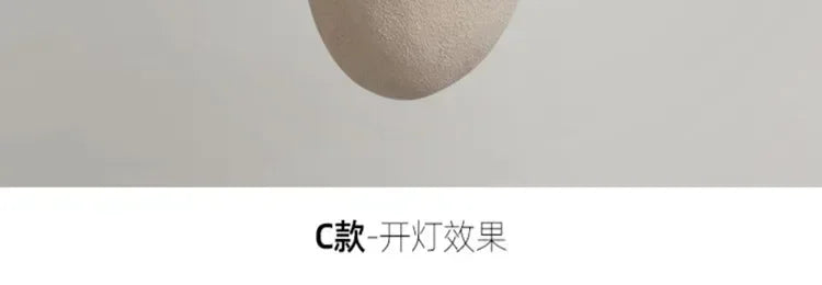 Wabi-Sabi Resin Pendant Light - Modern Sculptural Hanging Lamp
