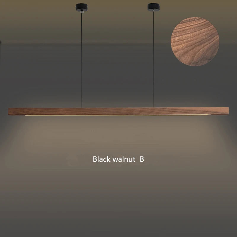 Nordic Wood Pendant Light – Warm, Natural & Modern LED Hanging Lamp