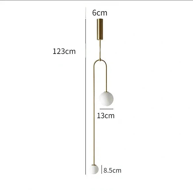 Glazen Bol Hanglamp – 2 Bollen | Goud of Zwart | Klein of Groot | Warm of Koud Wit