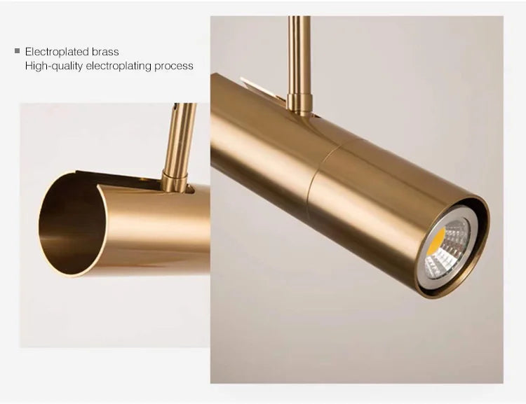 Adjustable Spotlight Pendant - Modern Minimalist LED Hanging Lamp