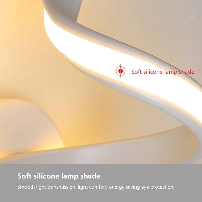 LED Wall Lamp – Modern Spiral Design