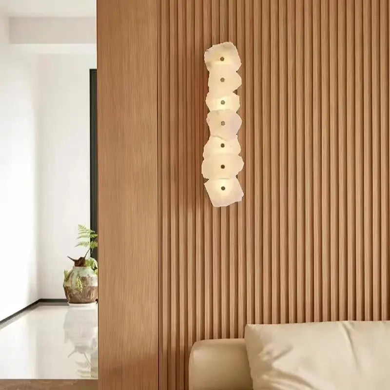 Marble & Copper LED Wall Sconce