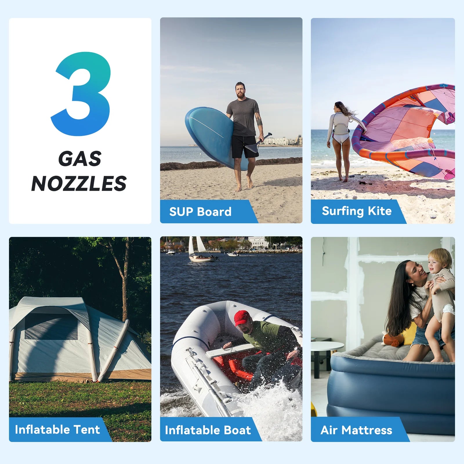 Elektrische Smart SUP-Luftpumpe