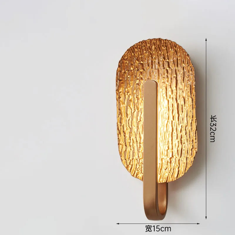 Leaf LED Wall Sconce – Art Deco Bedside Light