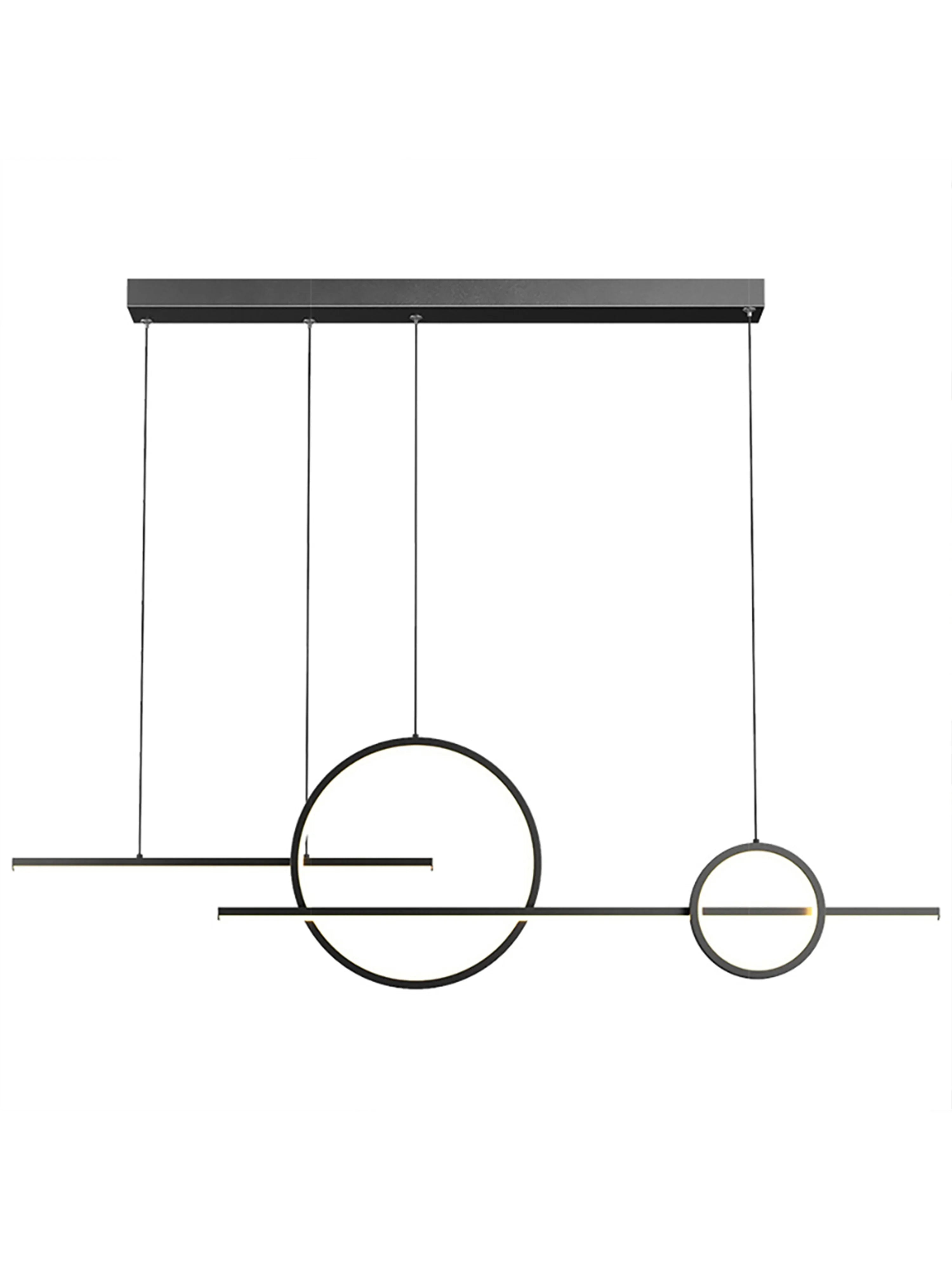 Modern LED Chandelier - Minimalist Pendant Light for Restaurant, Living Room & Bar
