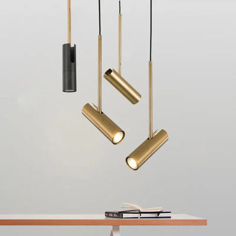 Adjustable Spotlight Pendant - Modern Minimalist LED Hanging Lamp