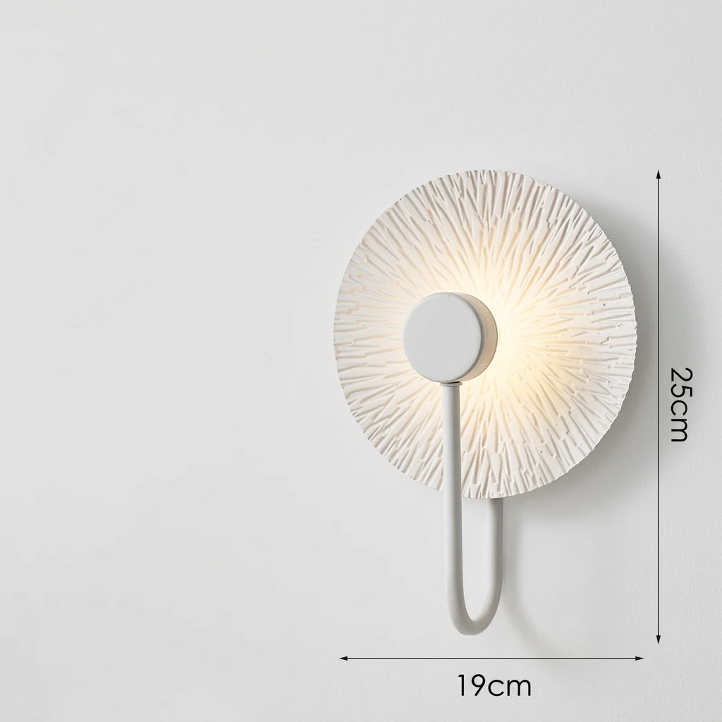 Blatt-LED-Wandleuchte – Art-déco-Nachttischleuchte