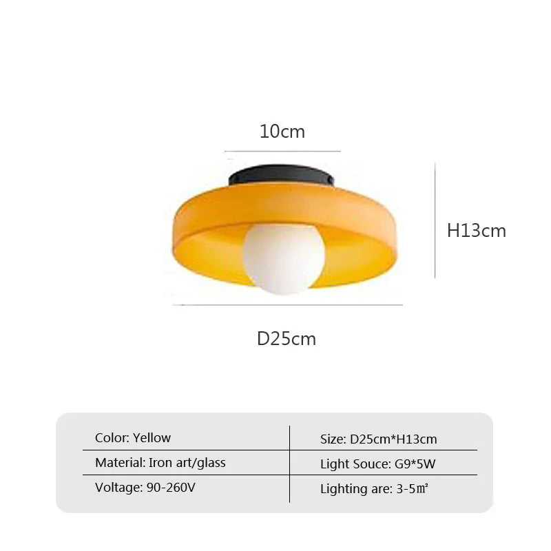 BAUHAUS Modern Glass Pendant Light - Matte Shade Hanging Lamp