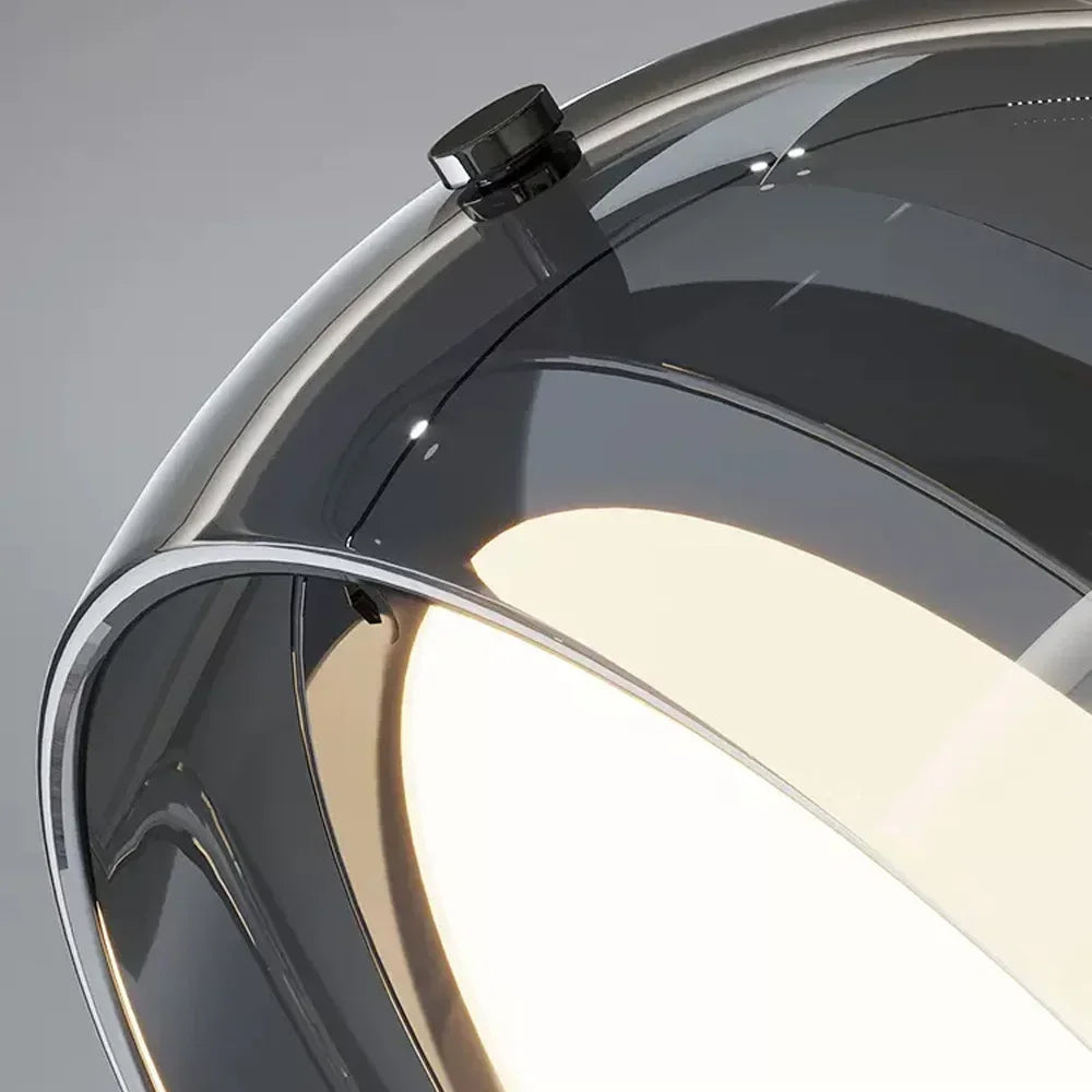 Glass Pendant Light - Modern LED Chandelier for Living & Dining