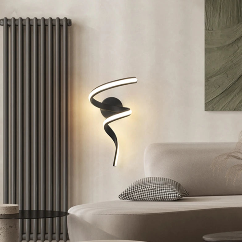 LED Wall Lamp – Modern Spiral Design