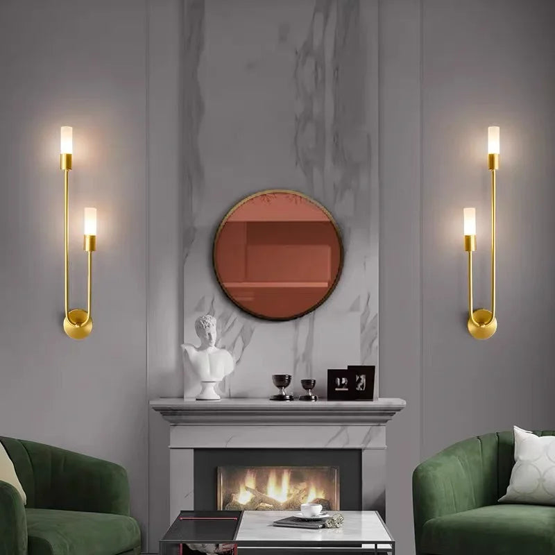 Nordic G9 Wandleuchte – Gold oder Schwarz, Links oder Rechts
