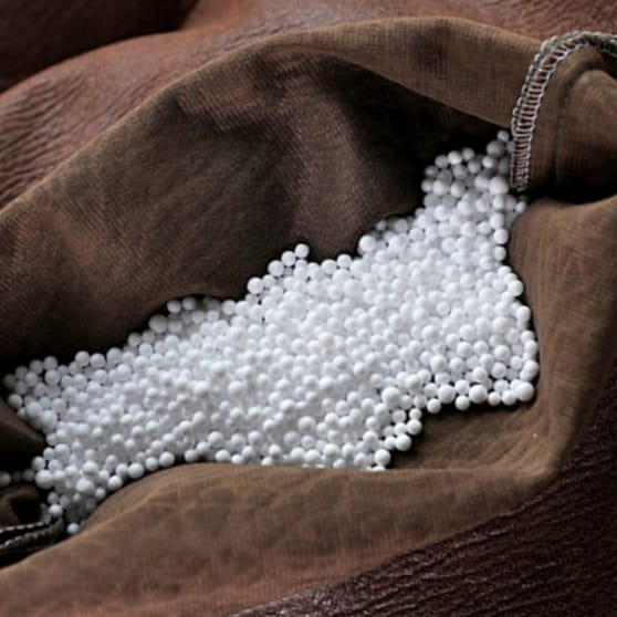 Wagrex - Beanbag Modern Round Retro-Leather