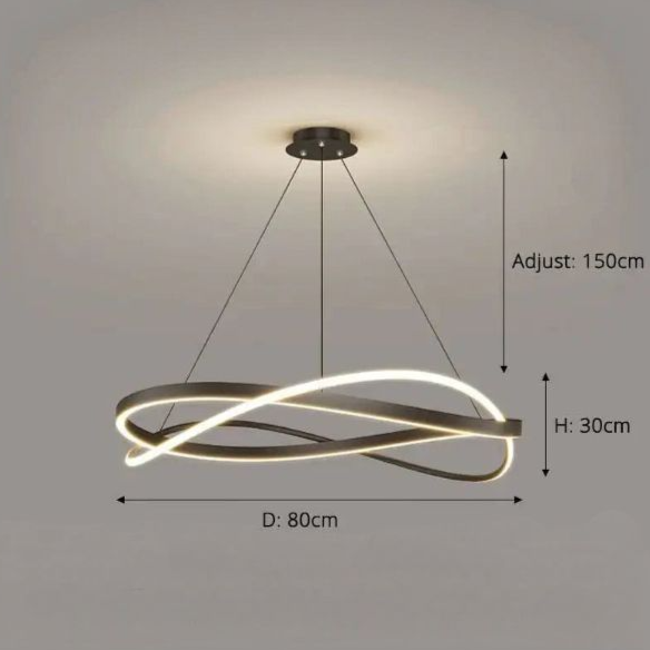 Cluster Pendant Light - Modern LED Bar Chandelier