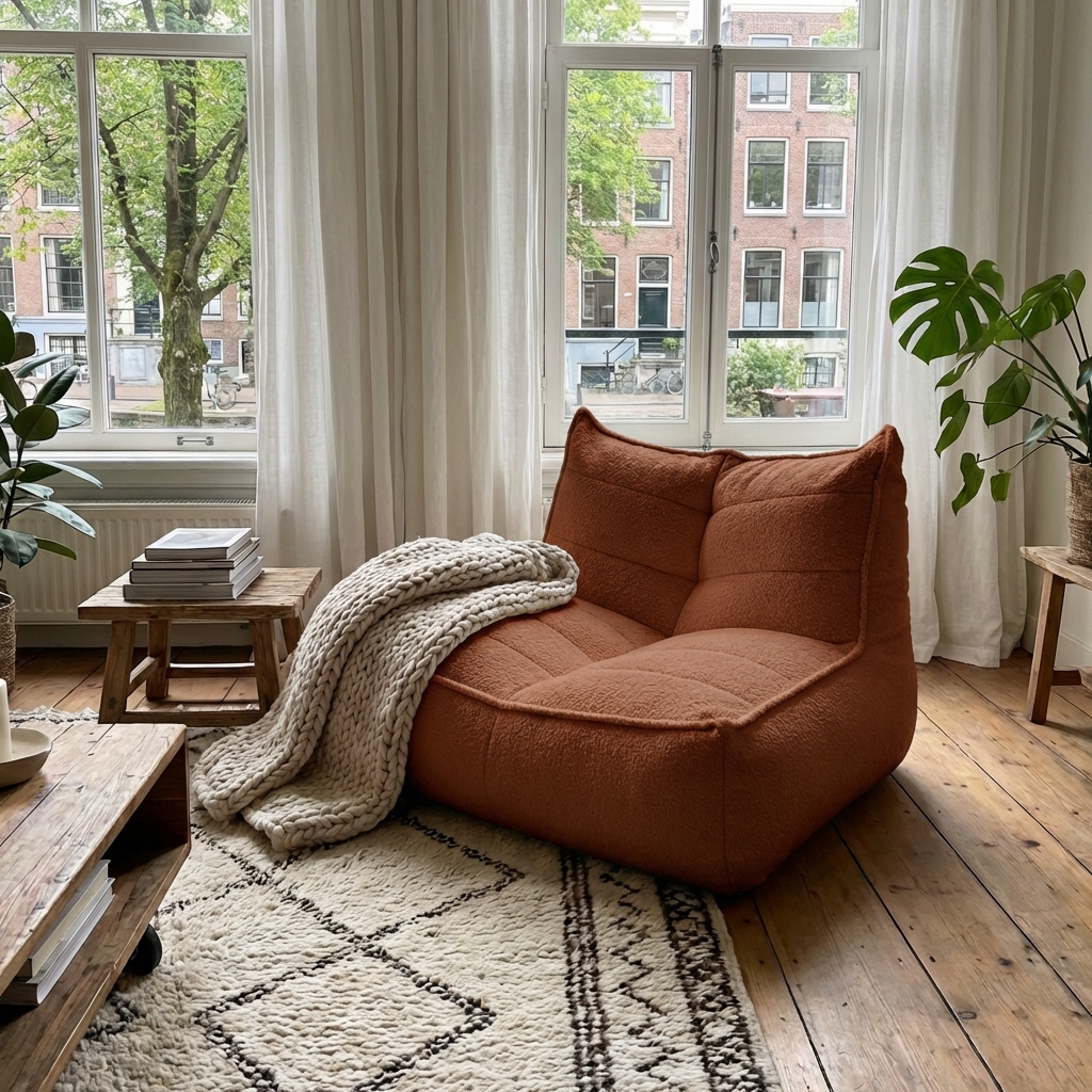 Wagrex - Fauteuil Beanbag Modern Fabric