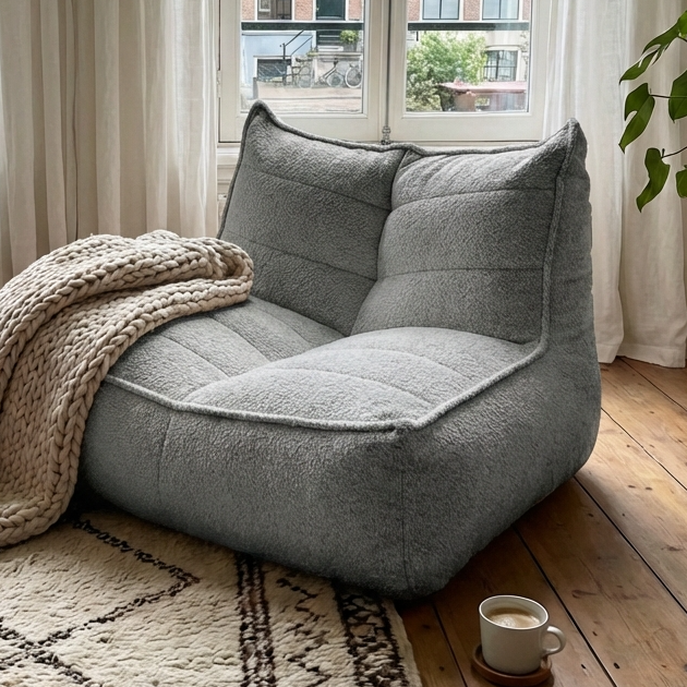Wagrex - Fauteuil Beanbag Modern Fabric