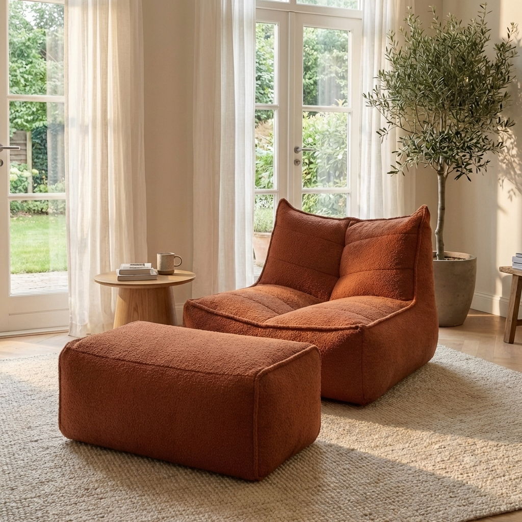 Wagrex - Fauteuil Beanbag Modern Fabric