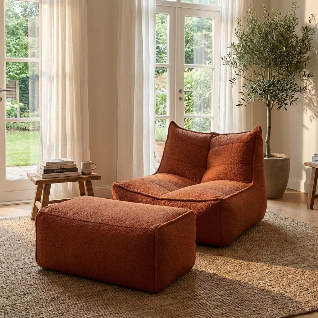 Wagrex - Fauteuil Beanbag Modern Fabric