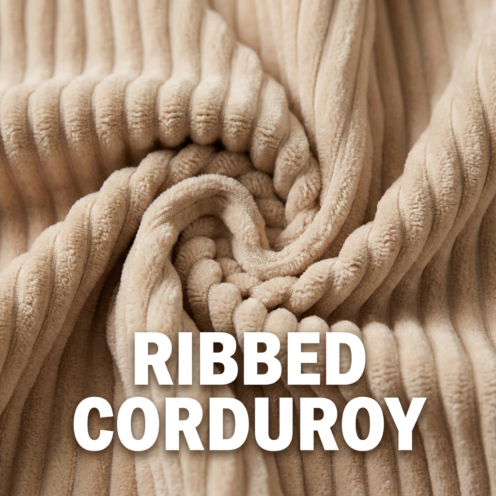 Big Mega XXL Beanbag Ribbed Fabric Included foam fillings