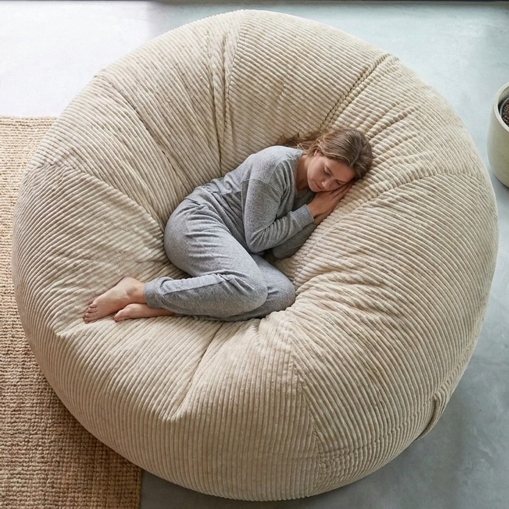 Big XXL BeanBag – Ribbed Corduroy Fabric