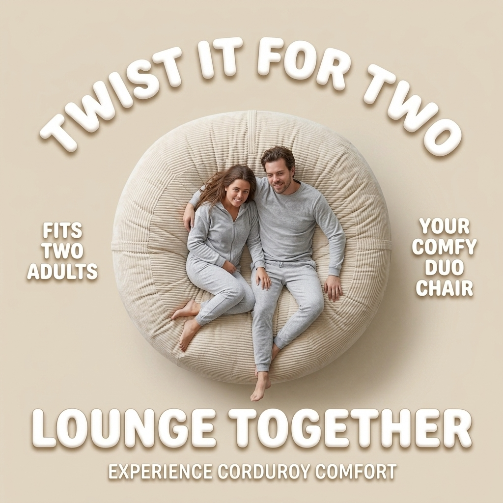 Big XXL BeanBag – Ribbed Corduroy Fabric