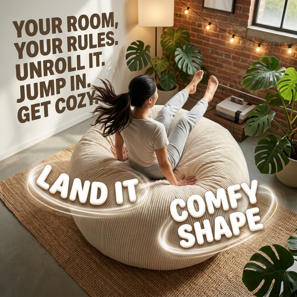 Big XXL BeanBag – Ribbed Corduroy Fabric