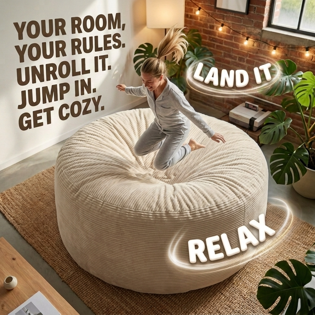 Big XXL BeanBag – Ribbed Corduroy Fabric