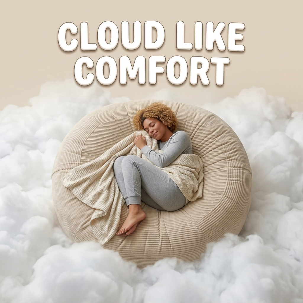 Big XXL BeanBag – Ribbed Corduroy Fabric