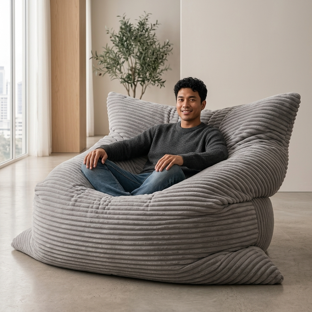 WAGREX Beanbag – Thick Soft Faux Fur