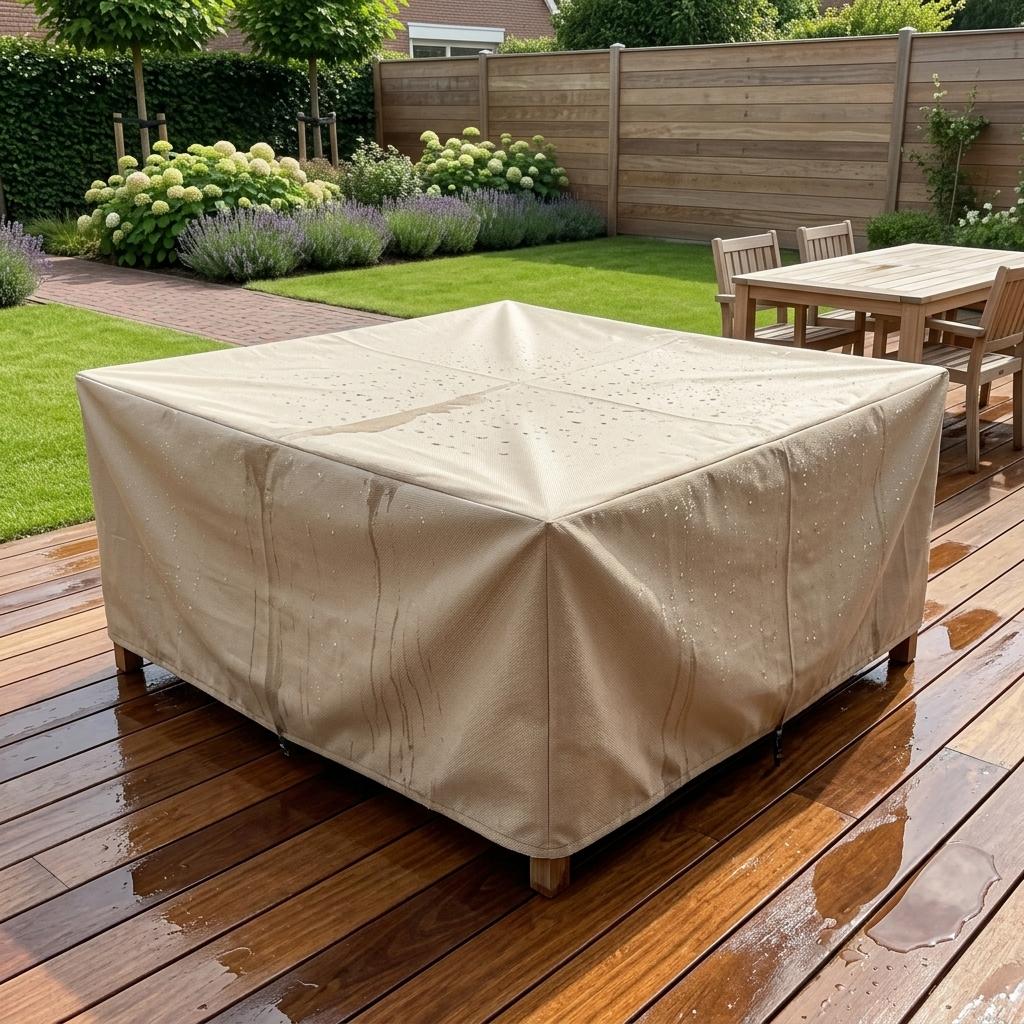 Hoezen voor tuinmeubelen - Op maat gemaakt - Offerte in 1 minuut (Beige)