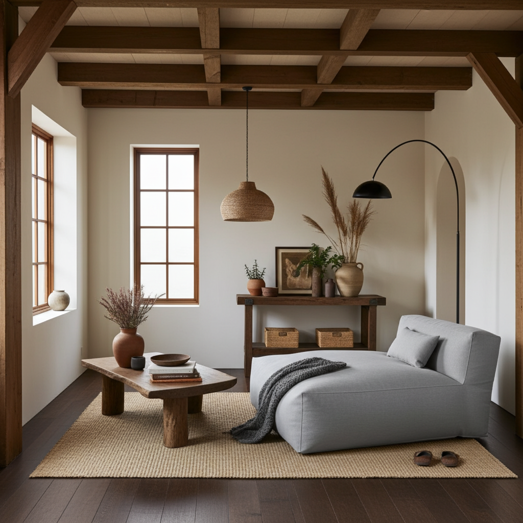 Wagrex - Beanbag Chaise Longue - Cotton Linen