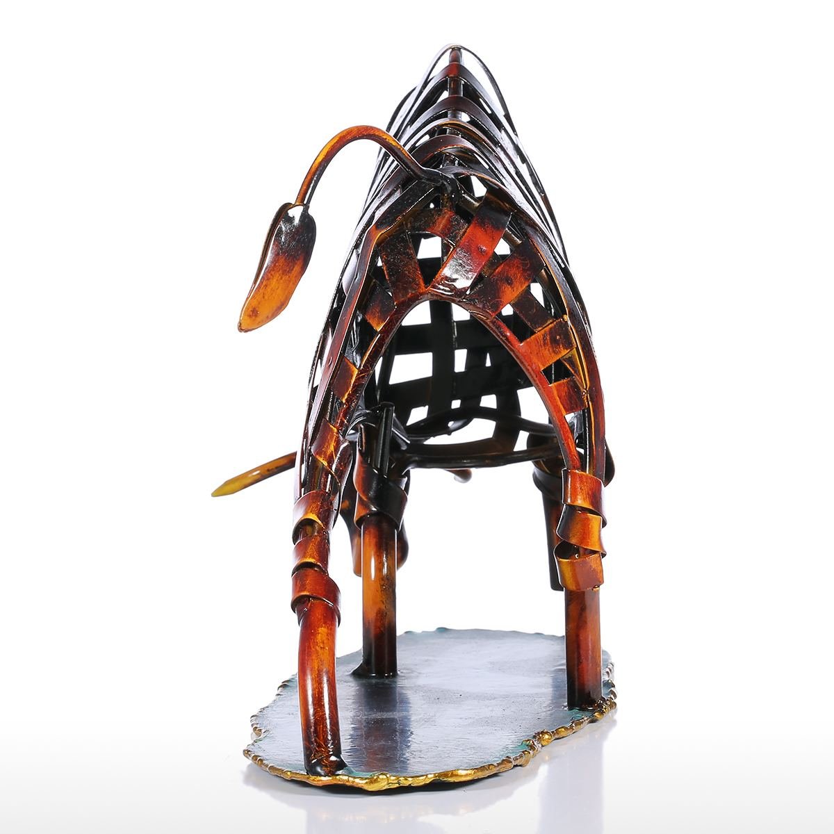 Durable Iron - made Braided Cattle Metal Sculpture Home Office Decor - Act Design Shop