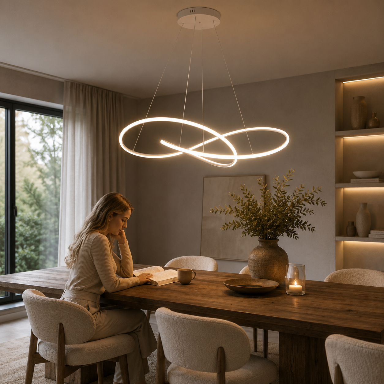 Modern Scandinavian Pendant Light – Clover Design