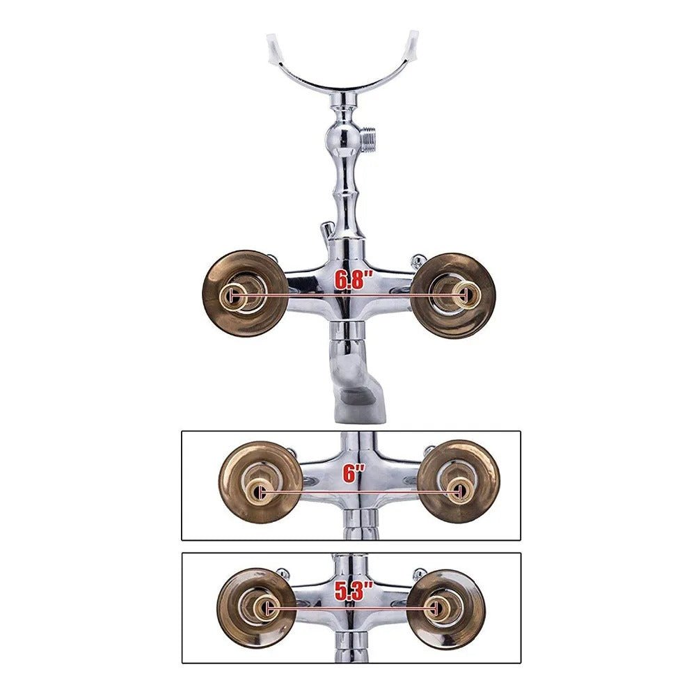 Klassieke Badmengkraan met Handdouche - Messing - Act Design Shop