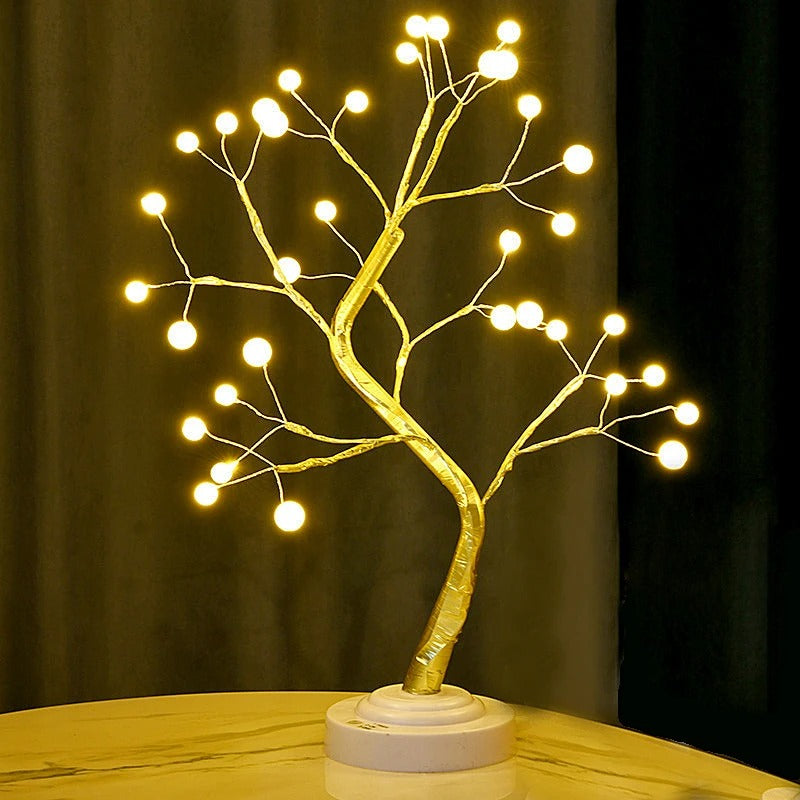 Kersenbloesem LED Nachtlamp met USB-stekker