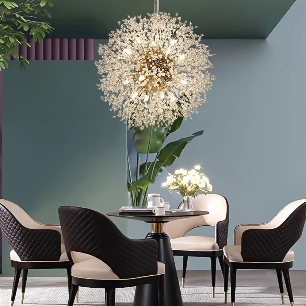Dandelion Crystal Chandelier Pendant Light