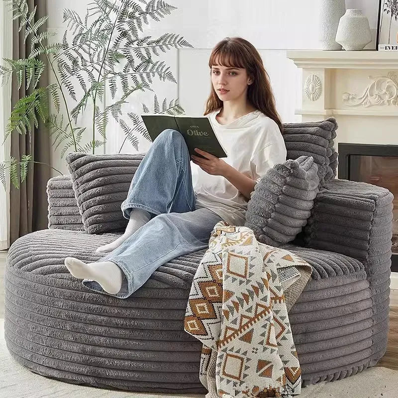Zweisitzer-Sofa aus weichem Cord