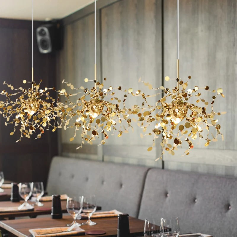 Modern LED Chandelier – Metal – 45x45cm