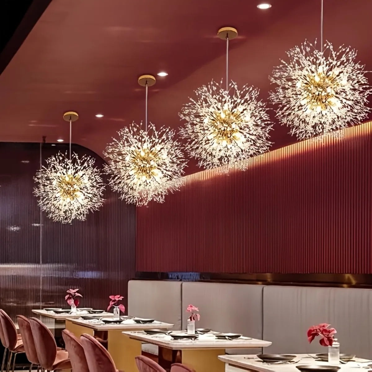 Dandelion Crystal Chandelier Pendant Light