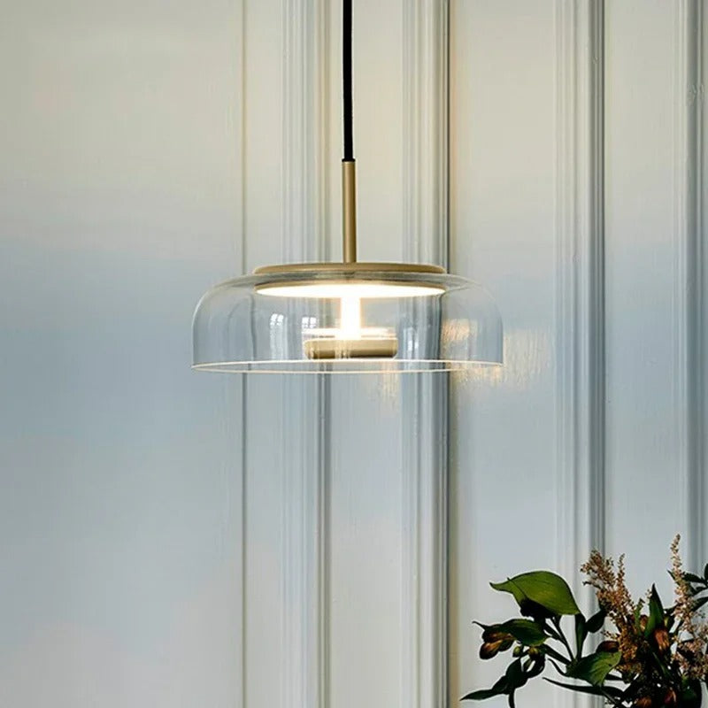 Noords Restaurant Enkele Hanglamp Eenvoudige Moderne Eetkamer Gepersonaliseerde Bedlamp Glazen Verlichting Creatieve Bar Bureaulamp