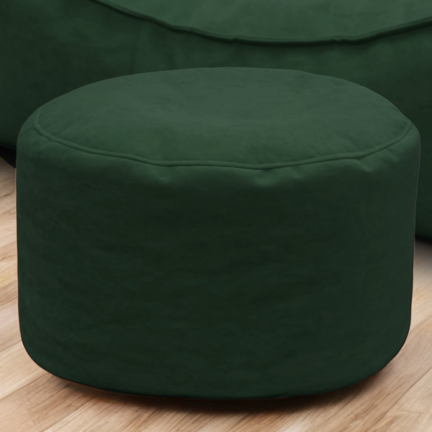 Beanbag Round pouf Soft Velvet cover