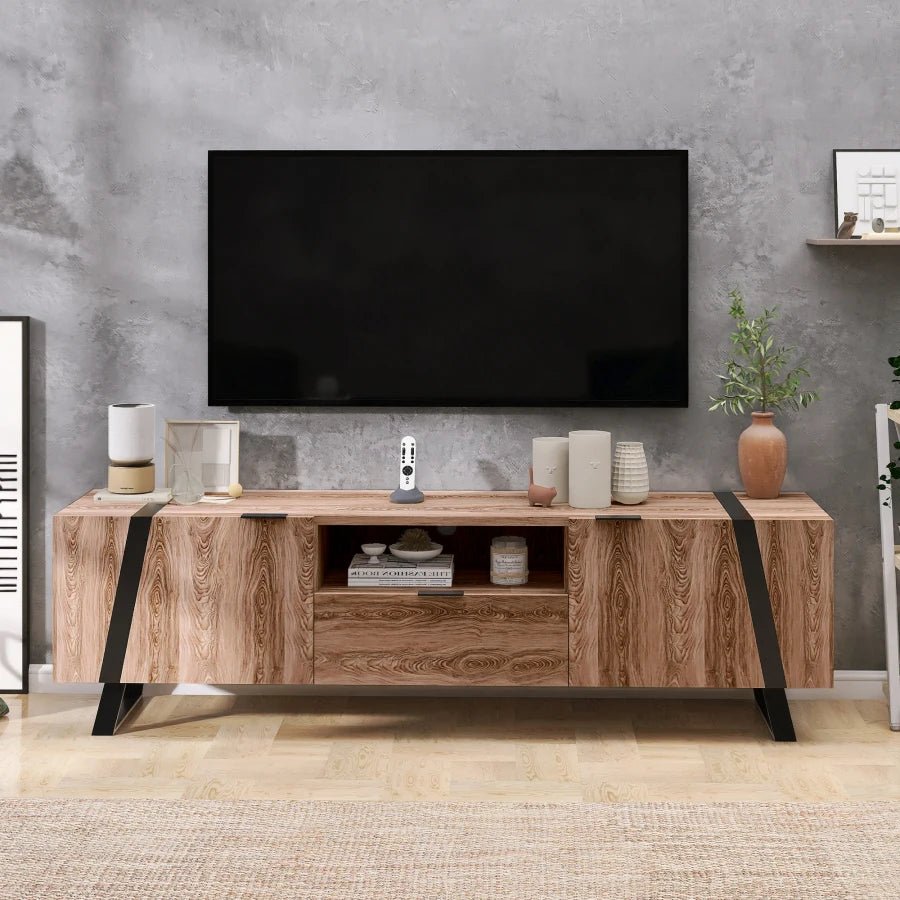 Tv Meubel Industrieel, Metalen Frame, Dressoir voor woonkamer - Act Design Shop