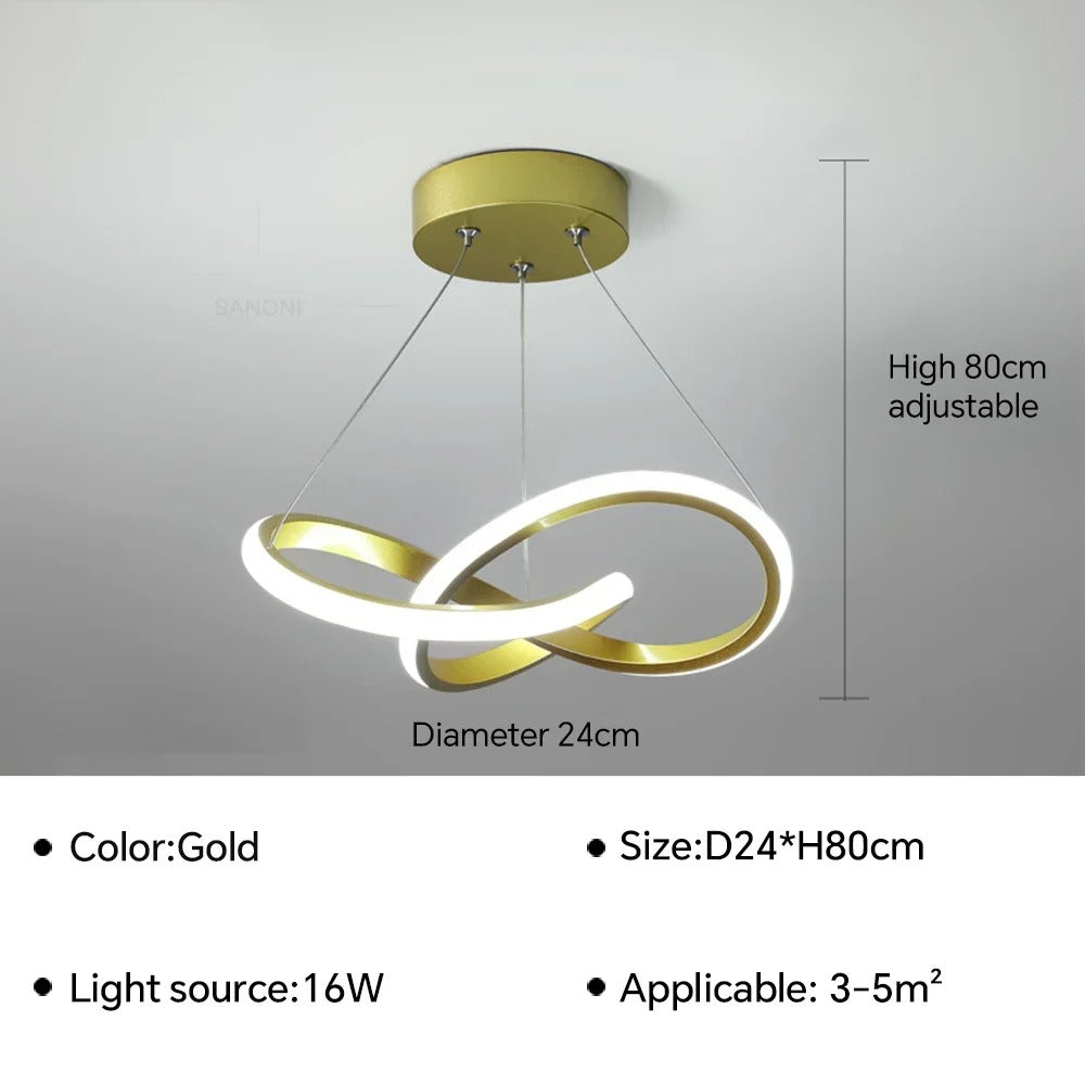 Modern Scandinavian Pendant Light – Clover Design