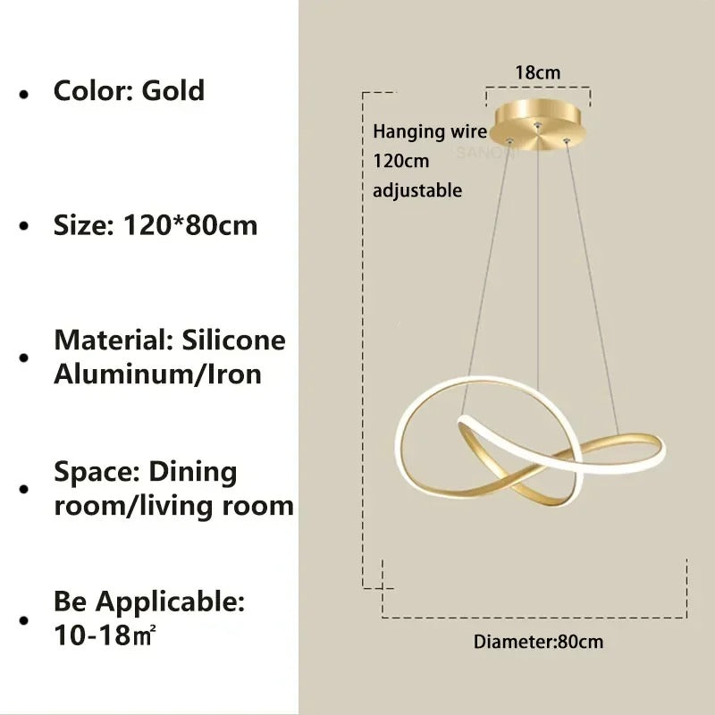 Modern Scandinavian Pendant Light – Clover Design