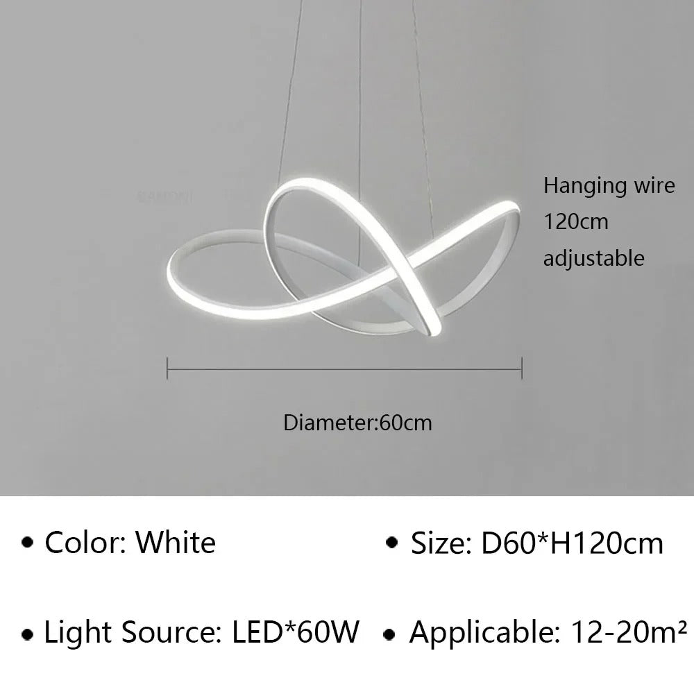 Modern Scandinavian Pendant Light – Clover Design