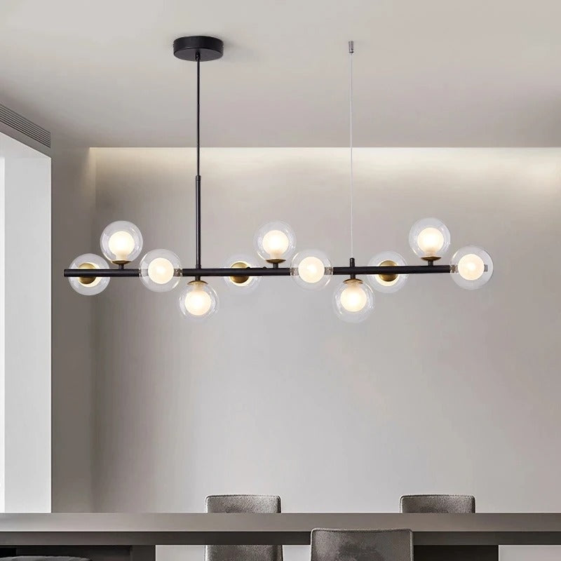 Designer LED Glass Globe Pendant Light (stock)