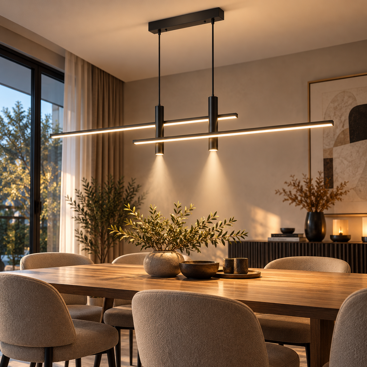 Modern Industrial LED Pendant Light