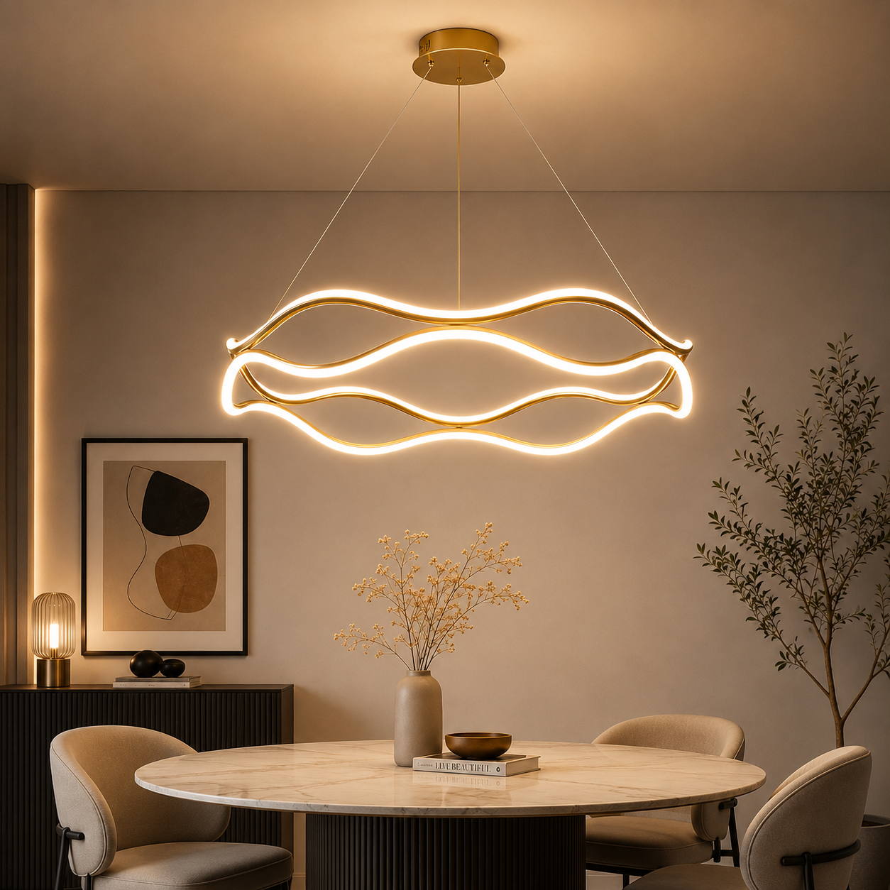 ORBIT Round LED Ring Pendant Light